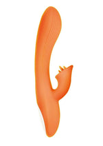 Load image into Gallery viewer, Goddess Lavish Desire Rechargeable Silicone Vibrator - Orange

