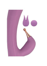 Load image into Gallery viewer, Goddess Tri-Tip Rechargeable Silicone Personal Vibrator
