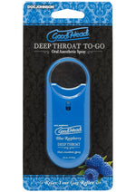 Load image into Gallery viewer, Goodhead Deep Throat To-Go Oral Anesthetic Spray Blue Raspberry - .33oz
