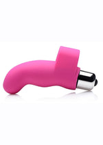 Load image into Gallery viewer, Gossip G-Thrill Silicone Finger Vibrator with Full Size Bullet - Pink
