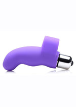 Load image into Gallery viewer, Gossip G-Thrill Silicone Finger Vibrator with Full Size Bullet - Purple
