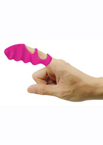 Load image into Gallery viewer, Gossip Thrill-Her Silicone Finger Vibrator - Pink
