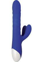 Load image into Gallery viewer, Grand Slam Thrusting and Twirling Rechargeable Silicone Vibrator with Clitoral Stimulator
