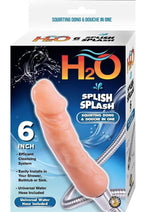 Load image into Gallery viewer, H2o Splish Splash Squirting Dong Douche - Vanilla - 6in
