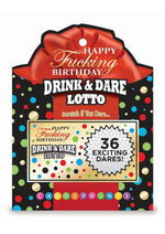 Load image into Gallery viewer, Happy F&#39;n Birthday Lotto Dare Game
