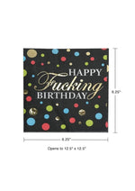 Load image into Gallery viewer, Happy F&#39;n Birthday Napkins
