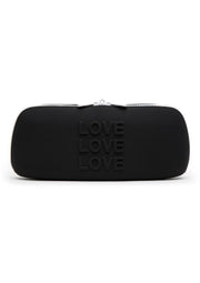 Happy Rabbit Love Silicone Storage Zip - Black - Medium - Bag