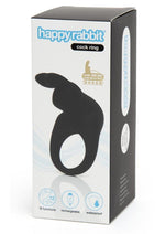 Load image into Gallery viewer, Happy Rabbit Rechargeable Silicone Cock Ring - Black
