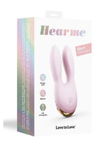 Load image into Gallery viewer, Hear Me Baby Rechargeable Silicone Clitoral Stimulator - Baby Pink/Pink