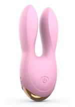 Load image into Gallery viewer, Hear Me Baby Rechargeable Silicone Clitoral Stimulator - Baby Pink/Pink