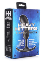 Load image into Gallery viewer, Heavy Hitters Comfort Plugs Silicone Anal Plug - Black - 5.5in

