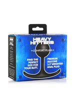Load image into Gallery viewer, Heavy Hitters Comfort Plugs Silicone Weighted Round Plug - Black - Small - 3.3in
