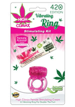 Load image into Gallery viewer, High Climax Cock Ring Stimulating Kit - Pink
