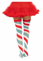 Load image into Gallery viewer, Holiday Ribbon Thigh High