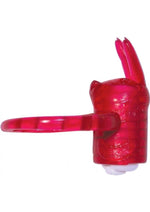 Load image into Gallery viewer, Horny Honey Bunny Vibro Cock Ring - Magenta/Pink
