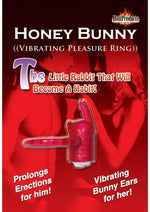 Load image into Gallery viewer, Horny Honey Bunny Vibro Cock Ring - Magenta/Pink
