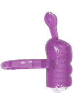 Load image into Gallery viewer, Horny Honey Coochy Caterpillar Vibro Cock Ring - Purple
