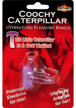 Load image into Gallery viewer, Horny Honey Coochy Caterpillar Vibro Cock Ring - Purple
