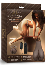 Load image into Gallery viewer, Hot Chocolate Doggy Style Deanna Vibrating Masturbator - Pussy - Butt - Chocolate
