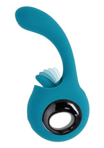 Load image into Gallery viewer, How Many Licks Rechargeable Silicone Vibrator with Clitoral Stimulator
