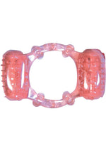 Load image into Gallery viewer, Humm Dinger Double Dinger Dual Vibrating Cock Ring - Magenta/Pink
