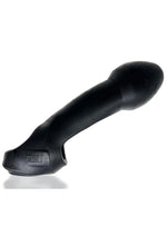 Load image into Gallery viewer, Hunkyjunk Double Thruster Textured Double Penetrator Sling - Black/Tar Ice Black
