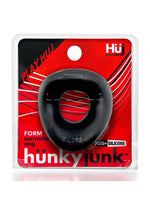 Load image into Gallery viewer, Hunkyjunk Form Surround Cock Ring - Black/Tar Ice
