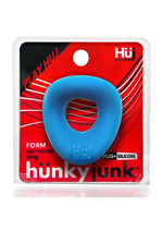 Load image into Gallery viewer, Hunkyjunk Form Surround Cock Ring - Teal/Teal Ice
