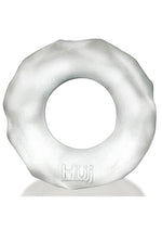 Load image into Gallery viewer, Hunkyjunk Fractal Tactile Cockring - Clear/Clear Ice
