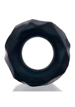 Load image into Gallery viewer, Hunkyjunk Fractal Tactile Cockring - Black/Tar Ice Black
