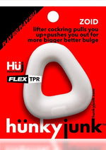 Load image into Gallery viewer, Hunkyjunk Zoid Trapezoid Lifter Cockring - White/White Ice
