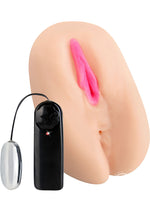 Load image into Gallery viewer, Hustler Tera Patrick Vibrating Pussy and Ass Masturbator with Remote Control Bullet - Flesh
