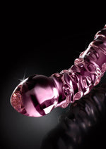 Load image into Gallery viewer, Icicles No. 55 Double-Sided Textured Glass Dildo
