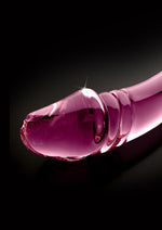 Load image into Gallery viewer, Icicles No. 57 Double-Sided Textured Glass Dildo
