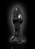 Load image into Gallery viewer, Icicles No 78 Glass Anal Plug - Black
