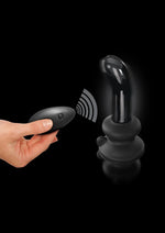 Load image into Gallery viewer, Icicles No. 84 Rechargeable Glass P-Spot Plug with Remote Control
