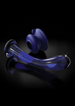 Load image into Gallery viewer, Icicles No. 89 Glass G-Spot Wand with Bendable Silicone Suction Cup
