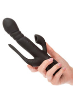 Load image into Gallery viewer, III Triple Euphoria Rechargeable Silicone Stimulating Vibrator
