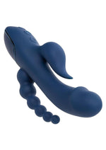 Load image into Gallery viewer, III Triple Orgasm Rechargeable Silicone Stimulating Vibrator