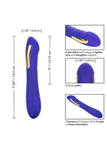Load image into Gallery viewer, Impulse Intimate E-Stimulator Petite Wand Rechargeable Silicone Vibrating Massager
