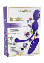 Load image into Gallery viewer, Impulse Intimate E-Stimulator Silicone Rechargeable Dual Kegel Balls with Remote Control - Purple
