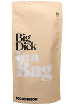 Load image into Gallery viewer, In A Bag Big Dick Dildo with Balls - Clear - 8in