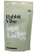 Load image into Gallery viewer, In A Bag Silicone Rechargeable Rabbit Vibrator - Black