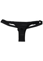Load image into Gallery viewer, In A Bag Vegan Leather Silicone Harness and Dong - Black