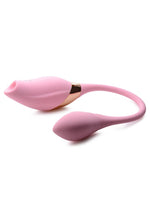 Load image into Gallery viewer, Inme Shegasm 8x Tandem Plus Rechargeable Silicone Suction Clitoral Stimulator and Egg - Pink
