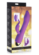 Load image into Gallery viewer, Inmi 10x Come Hither G-Focus Silicone G-Spot Vibrator - Purple