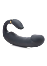 Load image into Gallery viewer, Inmi 10x Pleasure Pose Vibe with Clit Stimulator Silicone Rechargeable Vibrator - Black