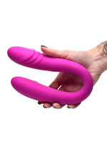 Load image into Gallery viewer, Inmi 7x Double Down Rechargeable Silicone Double Dildo with Remote Control
