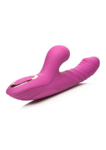 Load image into Gallery viewer, Inmi Bumping Bunny Thrusting Pulsing Rechargeable Silicone Rabbit Vibrator
