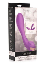 Load image into Gallery viewer, Inmi Pose Plus Rechargeable Silicone 10x Pulsing Bendable Vibrator - Purple